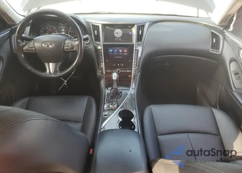 2014 Infiniti Q50 Hybrid Premium z USA, uszkodzony, nr VIN JN1AV7AP7EM690200
